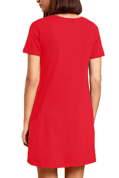 Female T-Shirt Dress with Design