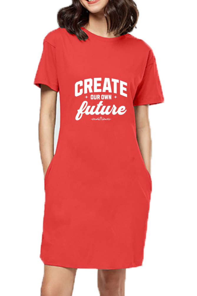 Female T-Shirt Dress with Design