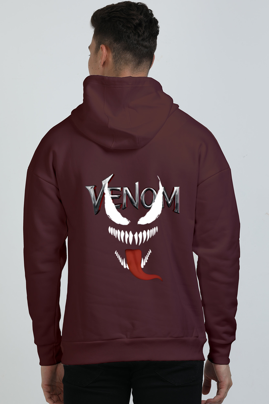 Oversized Hoodie Venom Printed