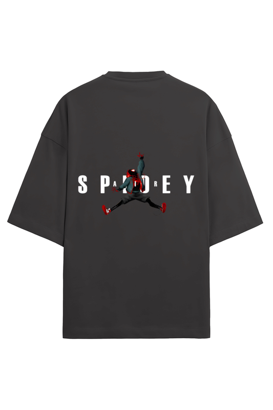 Terry Oversized T-Shirt Spidey Design