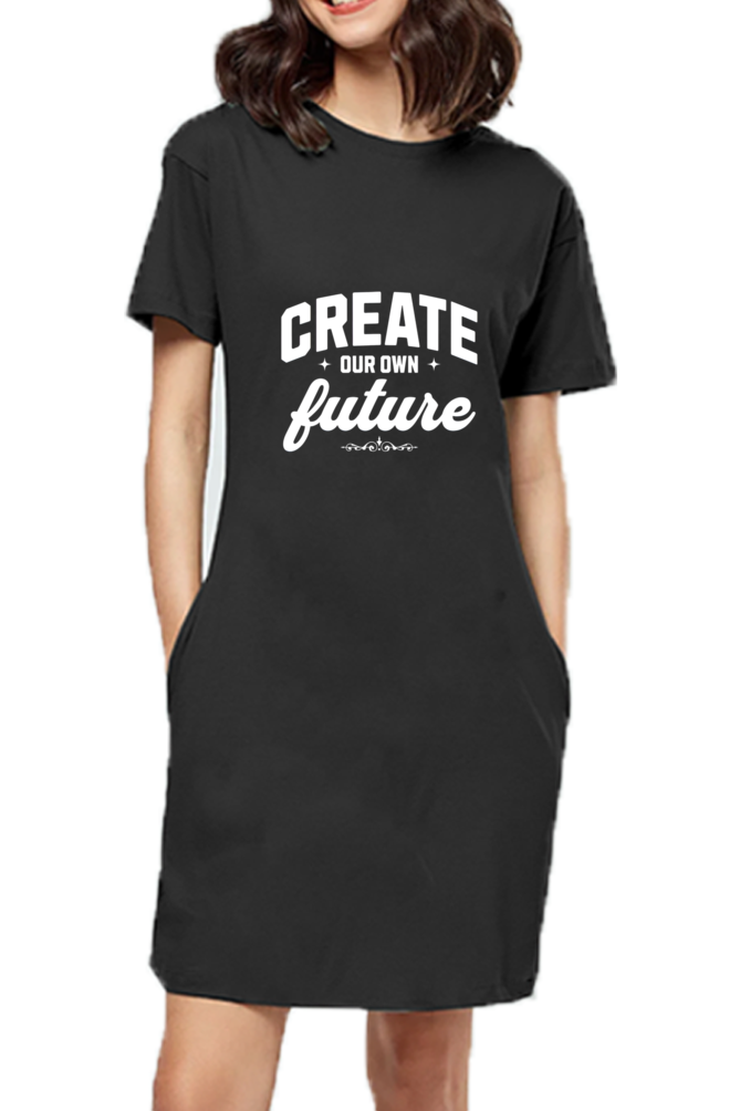 Female T-Shirt Dress with Design