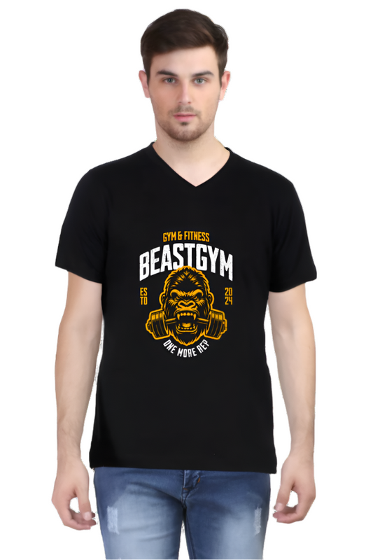 V Neck T-Shirt For Gym Lovers