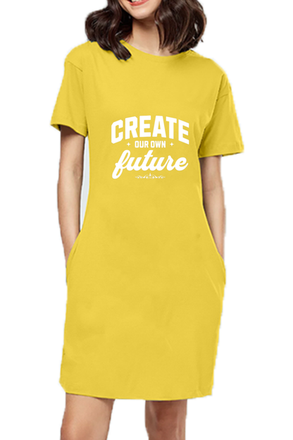 Female T-Shirt Dress with Design