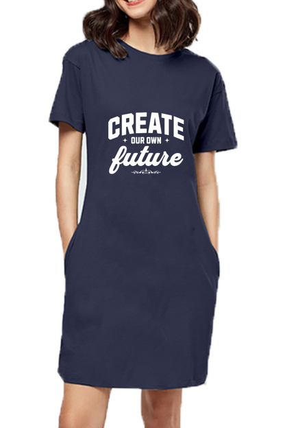 Female T-Shirt Dress with Design