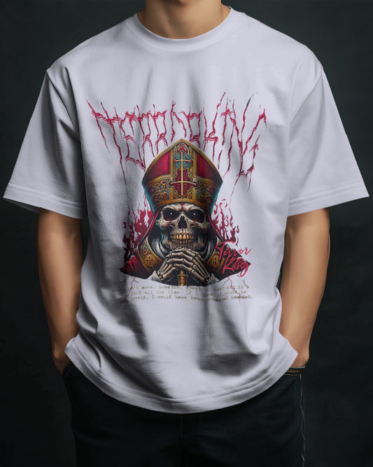 Terry Oversized T-Shirt Terror Design