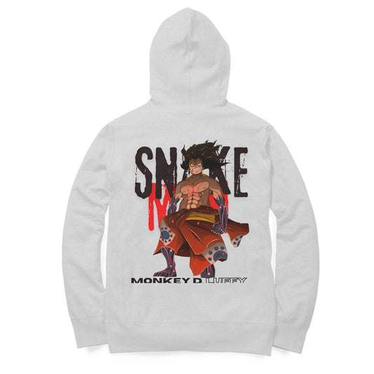 Hoodie With Luffy as Snake Man