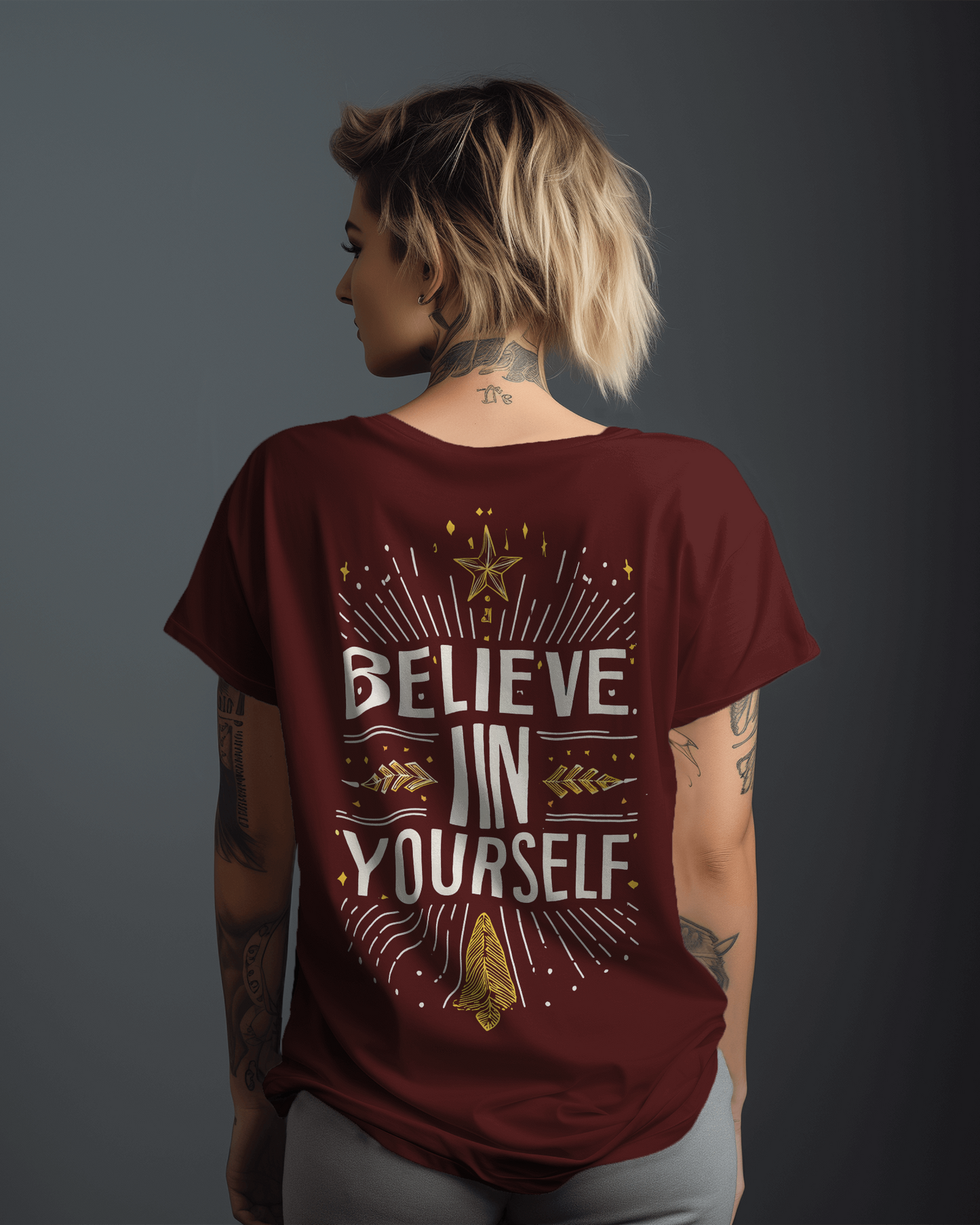 Oversized T-Shirt Womens / Believe