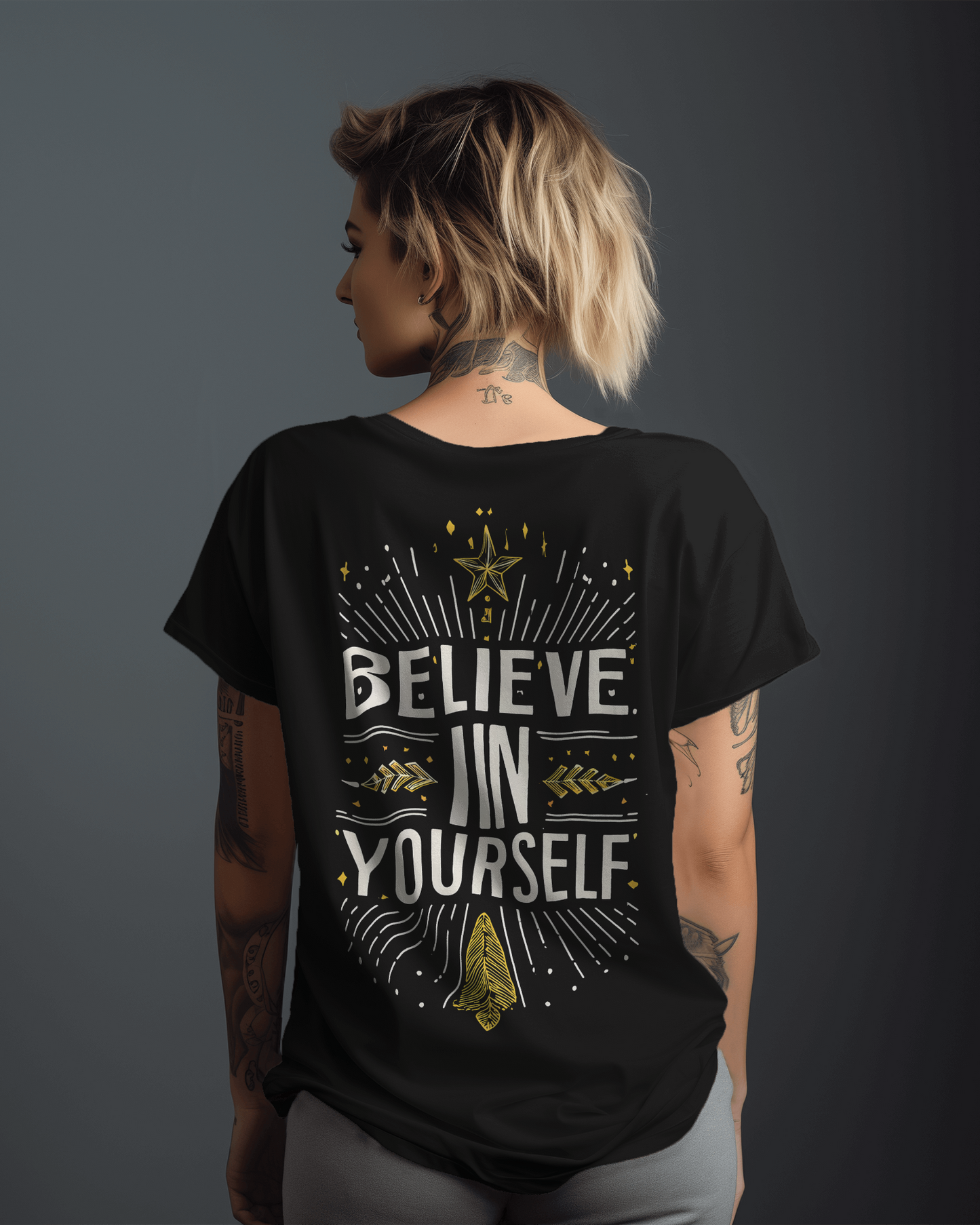 Oversized T-Shirt Womens / Believe