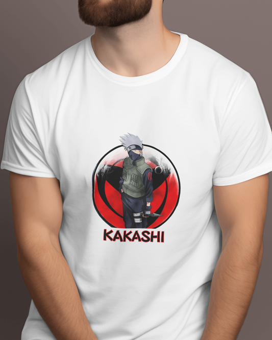 Round Neck T-Shirt Kakashi Design